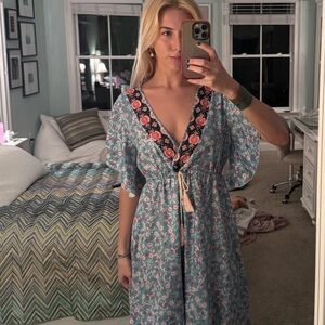 Printed High Low Dress